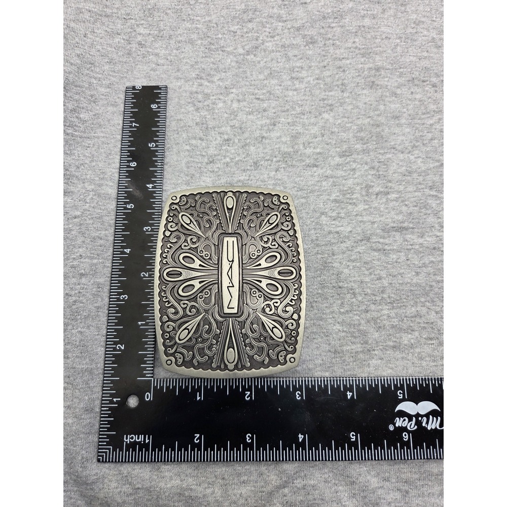 Rare MAC Cosmetics Makeup Company Oversized Vintage Belt Buckle Collector - Picture 6 of 9